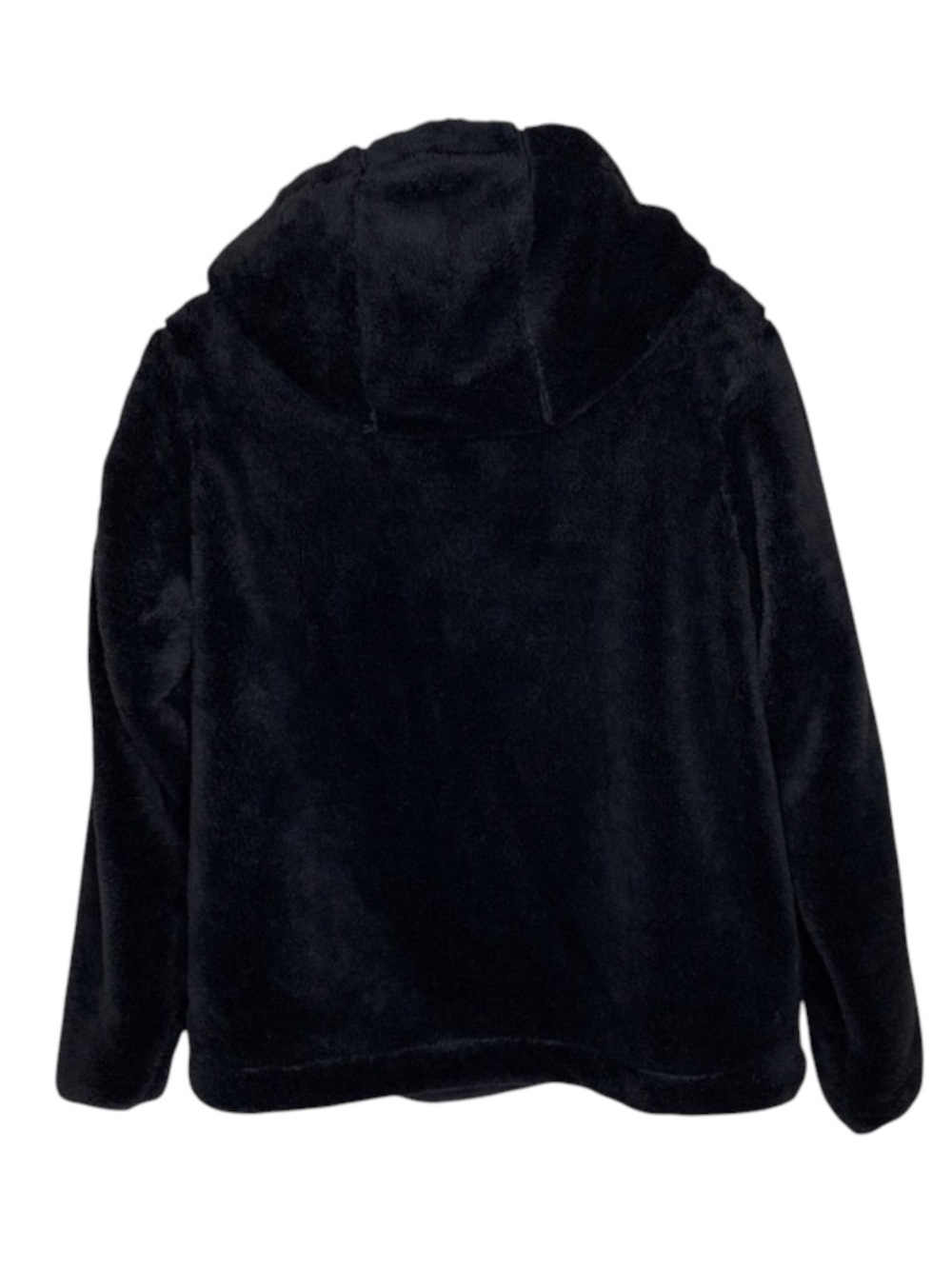 new SoulCycle ☻ Faux Shearling Reversible Mesh Skull Embroidered Pullover Hoodie - Picture 8 of 16
